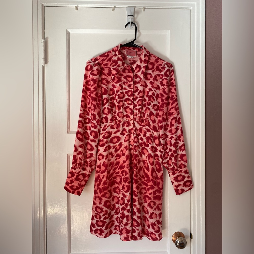 Kate Spade Pink Leopard Dress